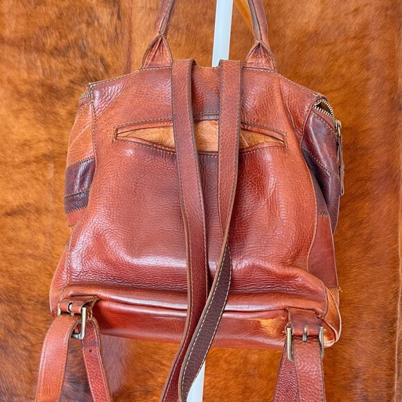 Matisse Heavy Duty Leather Boho Backpack - Multicolor leather - Picture 3 of 7